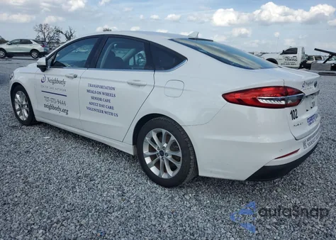 2019 Ford Fusion Se z USA, uszkodzony, nr VIN 3FA6P0HD5KR239193